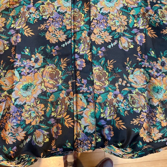 Anthropologie Black Floral Jacket - Picture 7 of 11